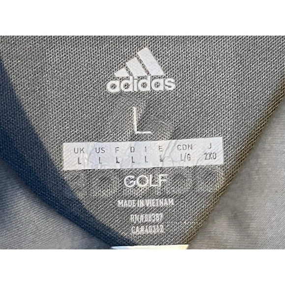 Adidas Climacool Performance Colorblock Sport Shirt Gray/White Men's Large - Picture 4 of 4